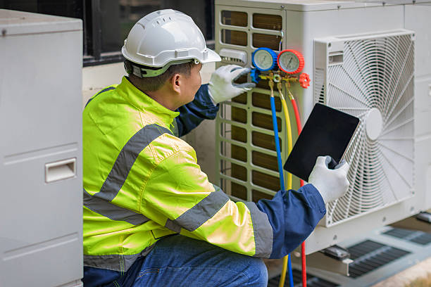 Professional Air Conditioning Repair technician working in Danville, VA